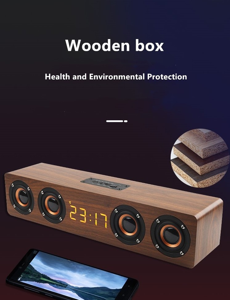 Wooden speaker mini bocinas parlante portatil retro boombox,Portable Music Player sound box tower speakers wooden home theater