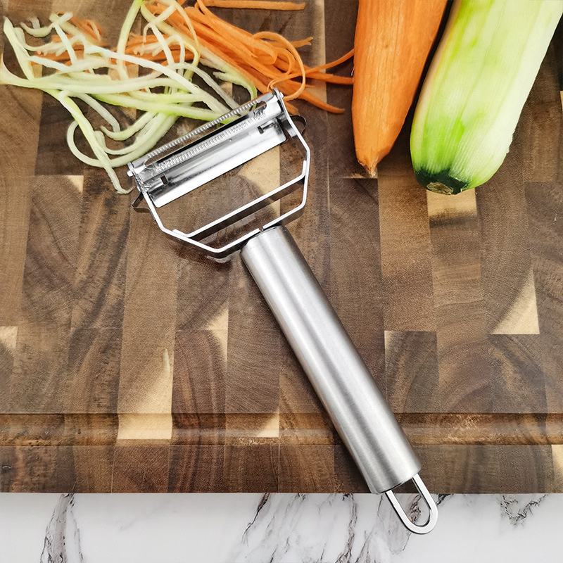 Double-Sided Blade Vegetable Julienne Cutter and Fruit Slicer Vegetable Peeler for Potato Carrot Apple