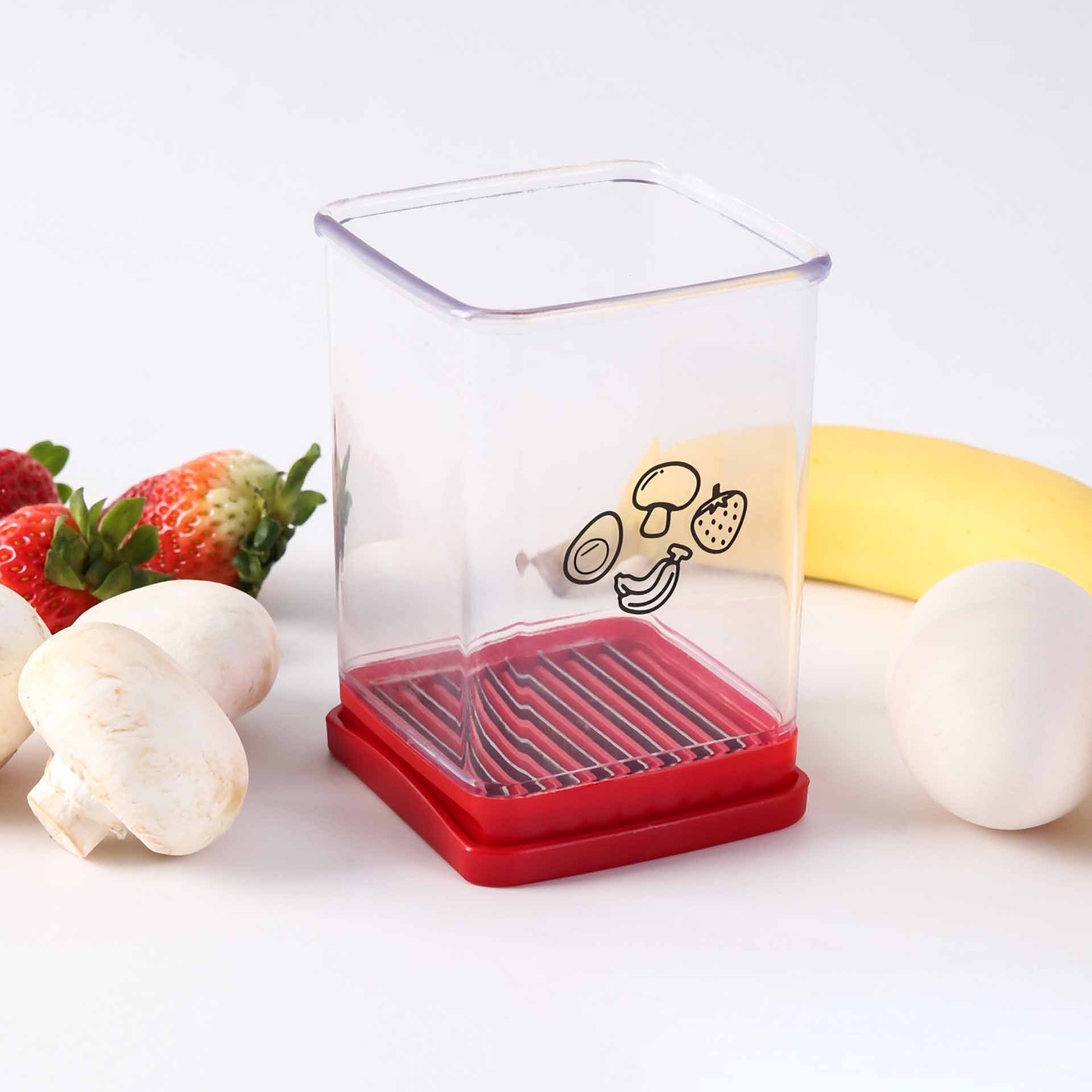 Fruit Strawberry Cutter Speed Cup Slicer with Push Plate cup slicers for fruits and vegetables