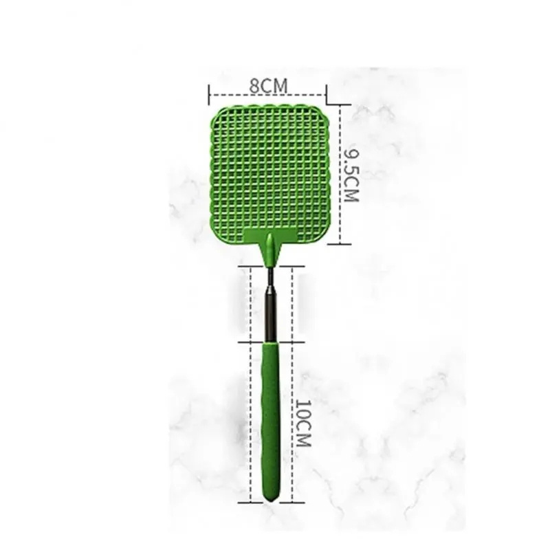 73cm Manual Swat Fly Tool Durable Telescopic Fly Swatters Fly Swatter Mosquito Swatter Racket