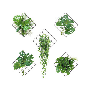 DIY Green Leaves Wall Sticker Green Plants Wall Decor Decal 3D Green Plant Wall Sticker