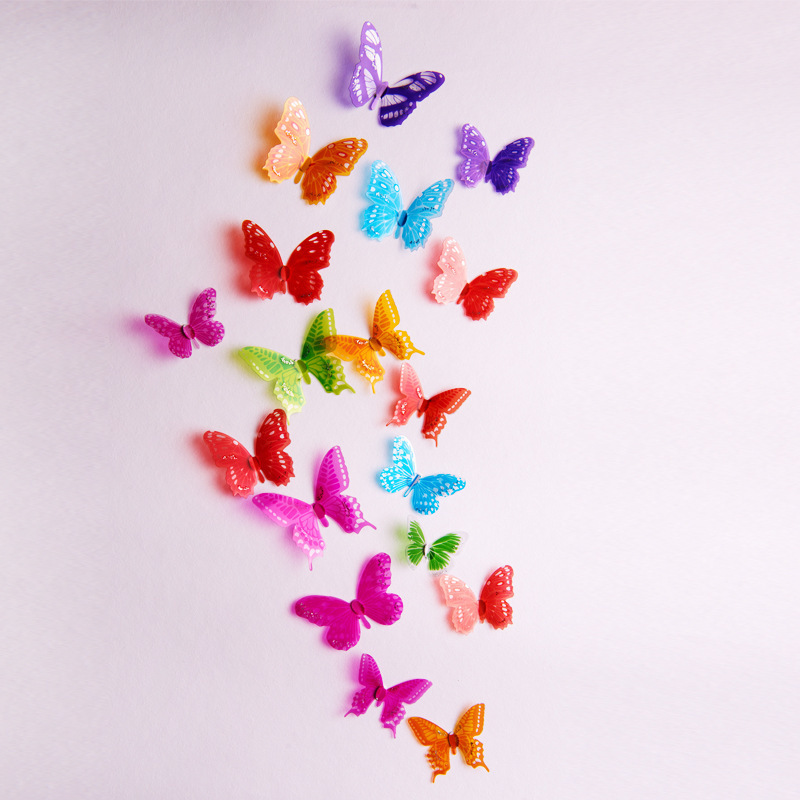 3D Butterfly Wall Stickers butterflies wall decals peel and stick Butterfly Wall Decor for Kids' Bedroom