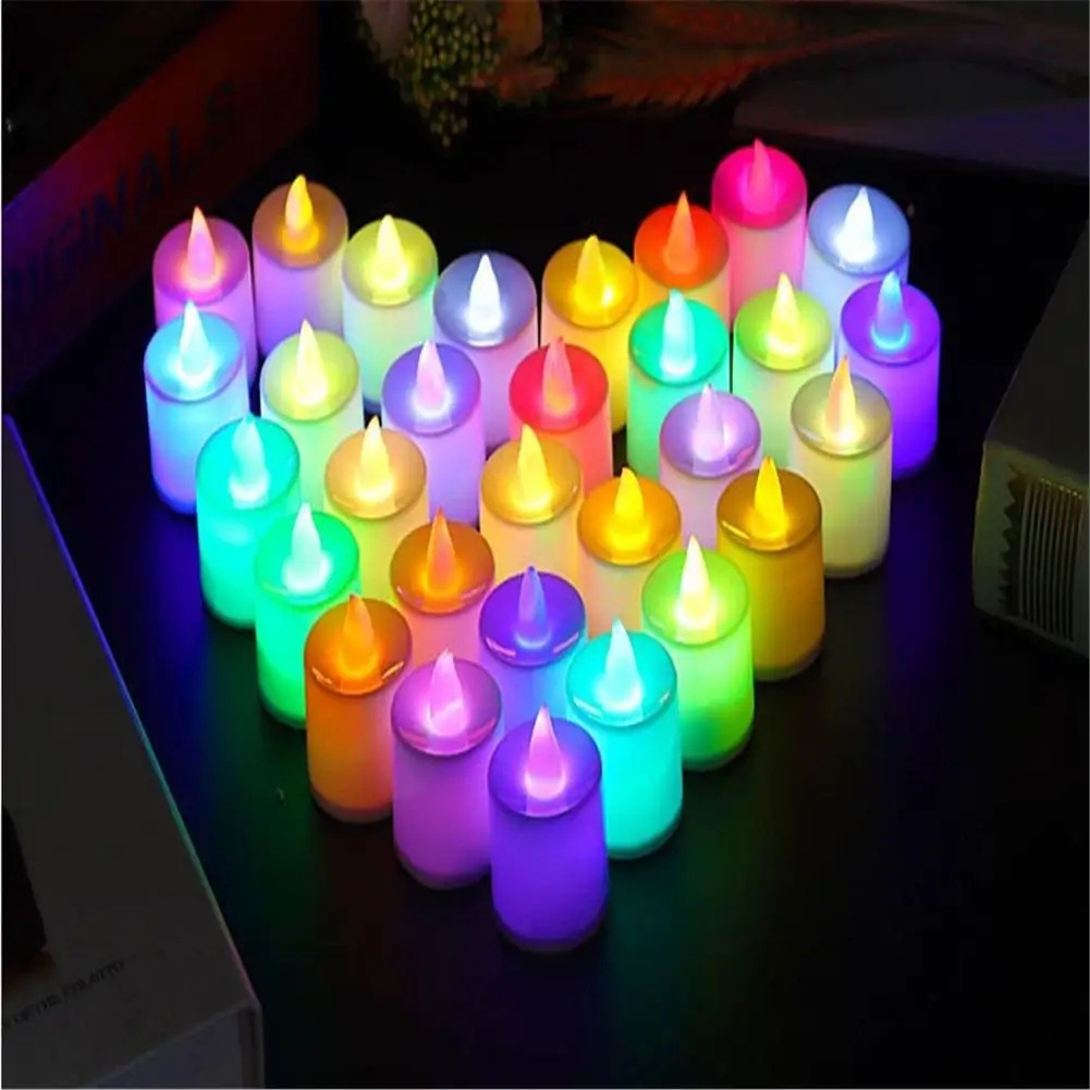 tea lights bulk battery operated LED Electronic Candle Lights decoration lights for party