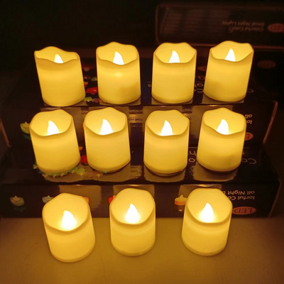 Flameless Votive Candles tea lights candles battery operated Electric LED Candle for Wedding Party