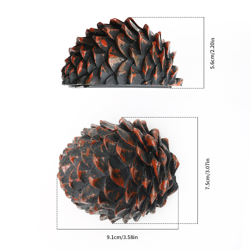 Fake Pine Cone Key Hider Pinecone Hide Keys Box Outdoor Garden Hidden Key Box