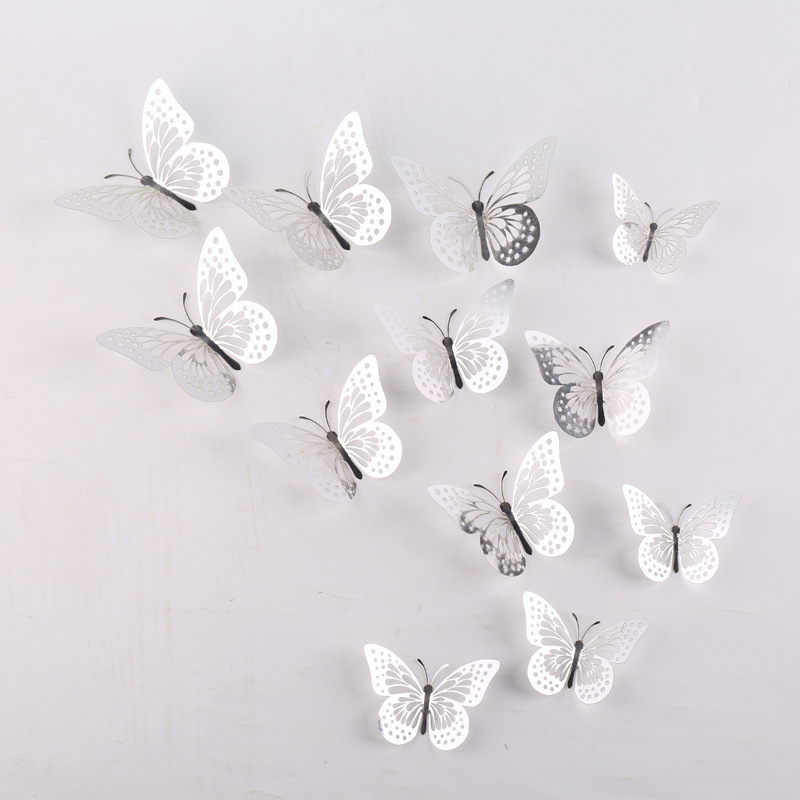 3D Butterfly Party Decorations Butterfly Wall Decals Stickers Room Wall Decoration for Bedroom