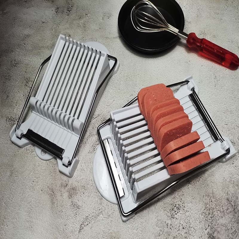 Boiled Egg Fruit Soft Cheese Slicer Cutter Stainless Steel Wire Spam Slicer Avocado Egg Slicer