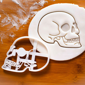 Halloween Skull Brain Organs Biscuit Mold Human Skull cookie cutter Cake Decorating Tools