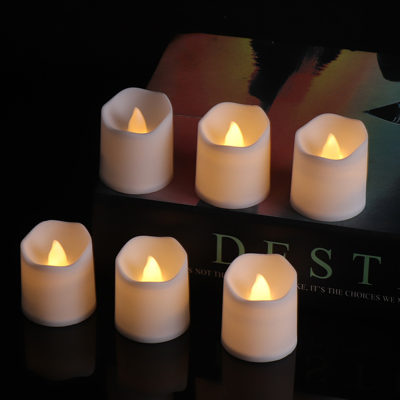 LED Tea Light Candles with Warm Light Flameless LED Votive Candles tea light candles battery power