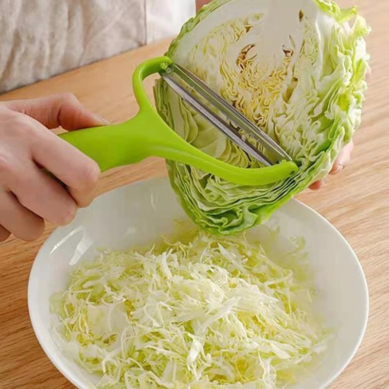 Wide Mouth Fruit Peeler Stainless Steel Salad Vegetables Peelers Coleslaw Peeler Grater