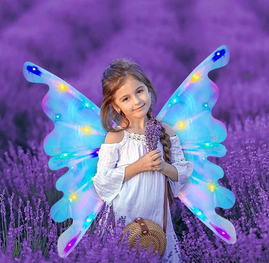 Girls Electrical Butterfly Wings With Music Lights Light up Fairy Wings for Girls Toys