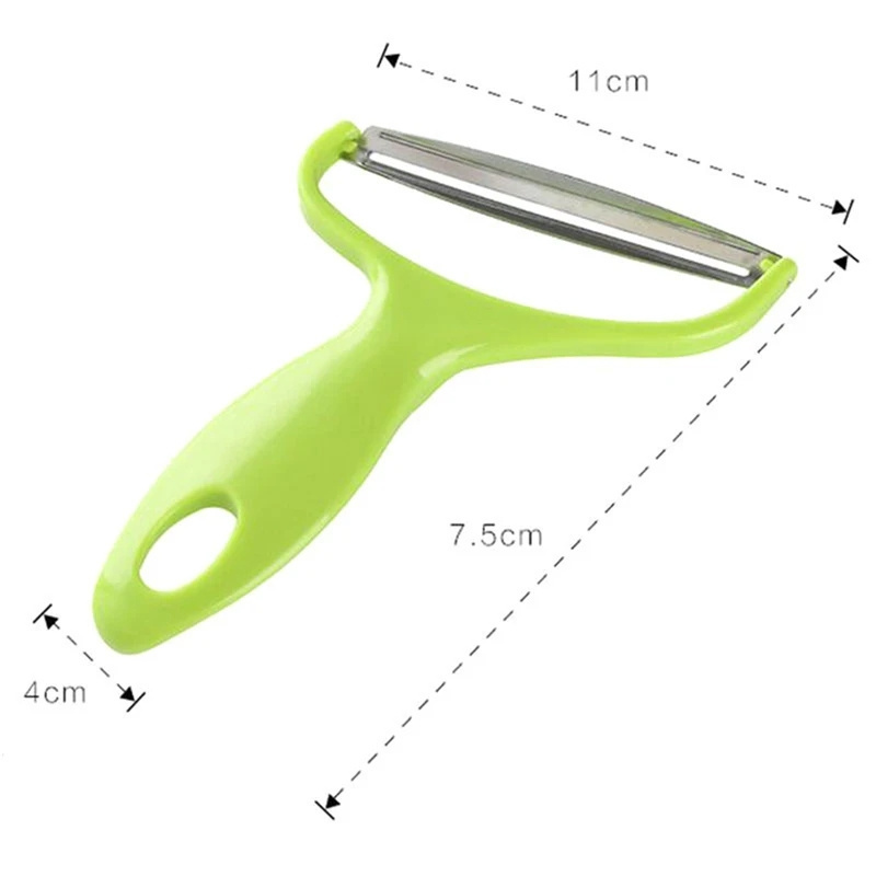 Wide Mouth Fruit Peeler Stainless Steel Salad Vegetables Peelers Coleslaw Peeler Grater