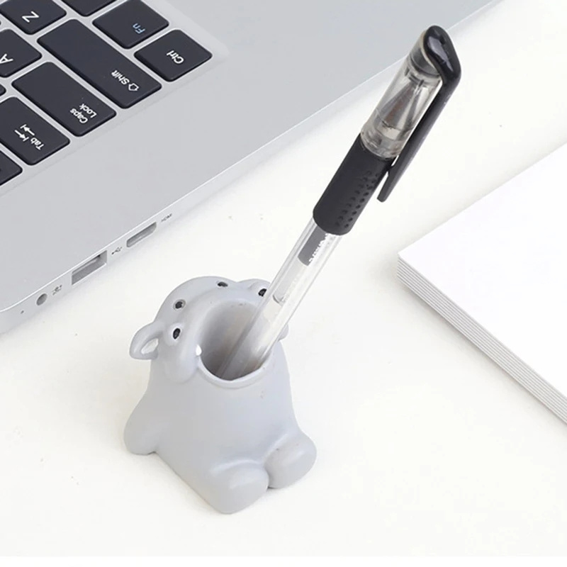 Mini Animal Single Tooth Brush Stand Fun Resin Pen Pencil Holder Animal Toothbrush Holders