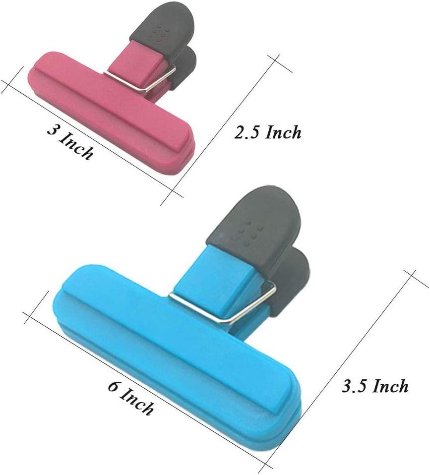 Wholesale Custom Logo Colorful Plastic Bag Clips Pp Coffee Bread  Food Bag  Sealing Clip