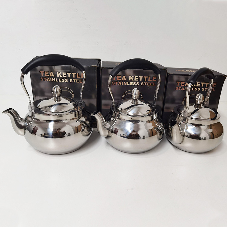 Wholesale Stove Top 1.5L 2L 2.5L Stainless Steel Water Kettle Tea Pot  Whistling Tea Kettle with Tea Infuser