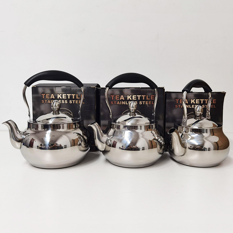 Wholesale Stove Top 1.5L 2L 2.5L Stainless Steel Water Kettle Tea Pot  Whistling Tea Kettle with Tea Infuser