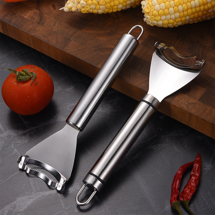 Wholesale Kitchen Tools Stainless Steel Cob Remover Cob Corn Shaver Stripper Corn Peeler