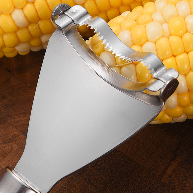 Wholesale Kitchen Tools Stainless Steel Cob Remover Cob Corn Shaver Stripper Corn Peeler