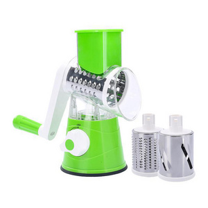 Multifunctional Vegetable Cutter Drum Graters 3 in 1 Manual Cheese Grater Spiralizer Vegetable Slicer Chopper