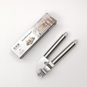 Wholesale Kitchen Accessories Stainless Steel Manual Garlic Press Choppper Tool