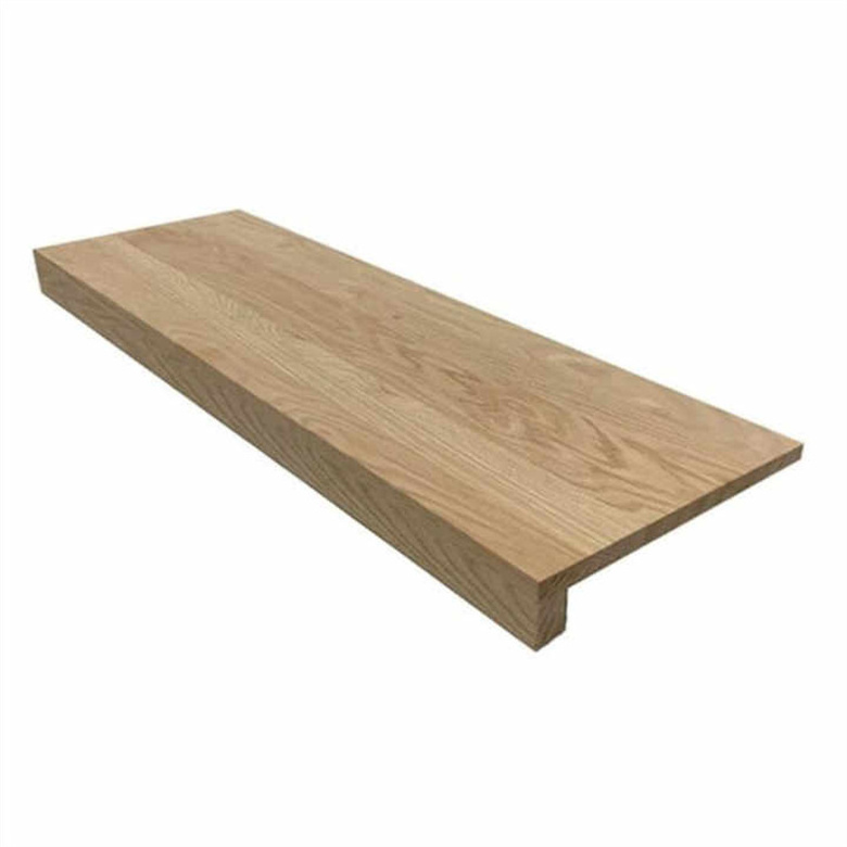 Modern Natural full hardwood oak wood stair treads