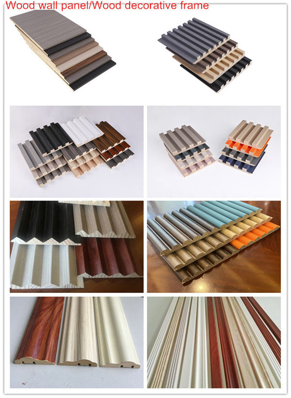 Hot sale interior wooden wall panels 3D fluted design MDF wall cladding ...