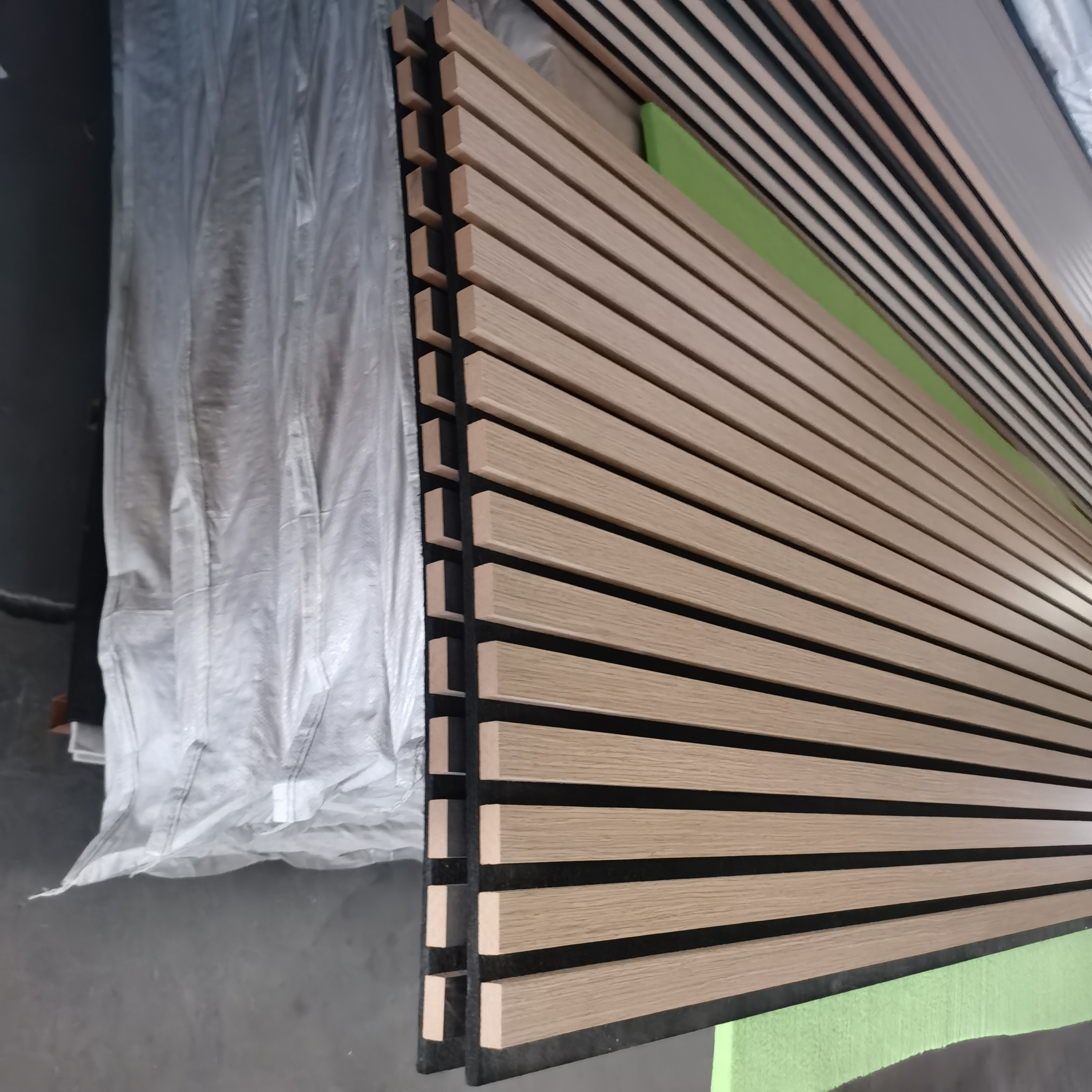 Acoustic Panel Diffusion Wall Soundproofing Slat Wooden Fiber Acoustic Panels Sound Proof Wall Panels High Density Wall cladding