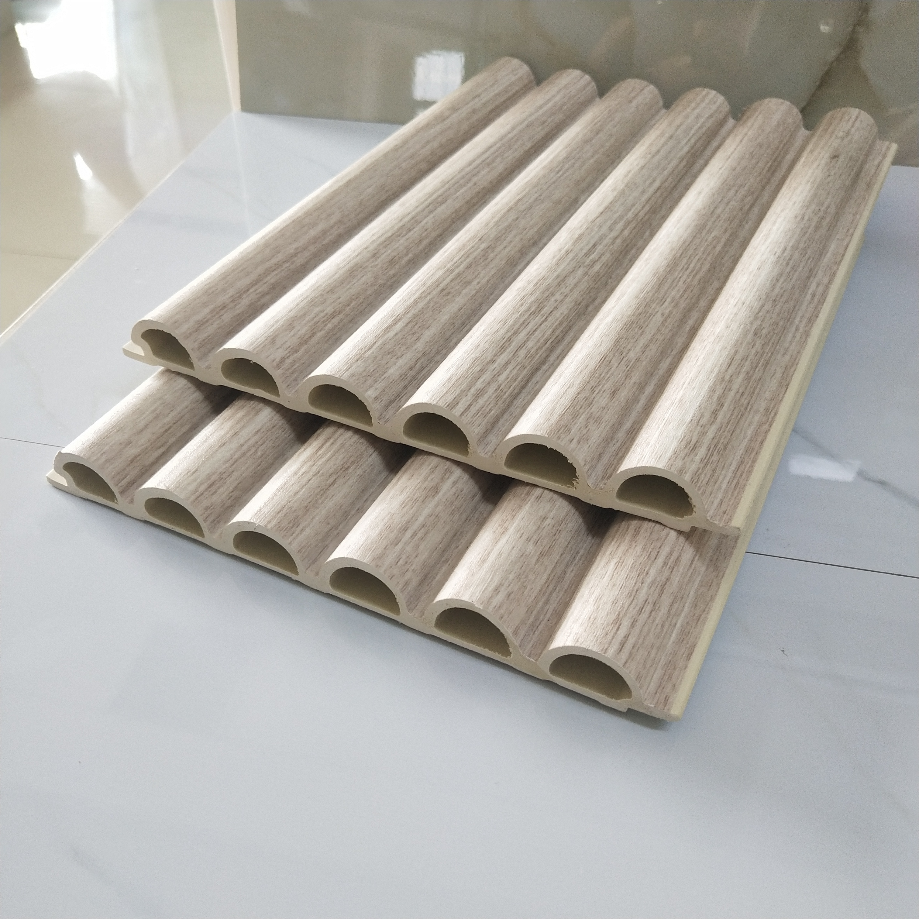 decorative WPC Wall Cladding Boards Slat wpc Wall Panels 3d Wpc wood bamboo Wall Panel