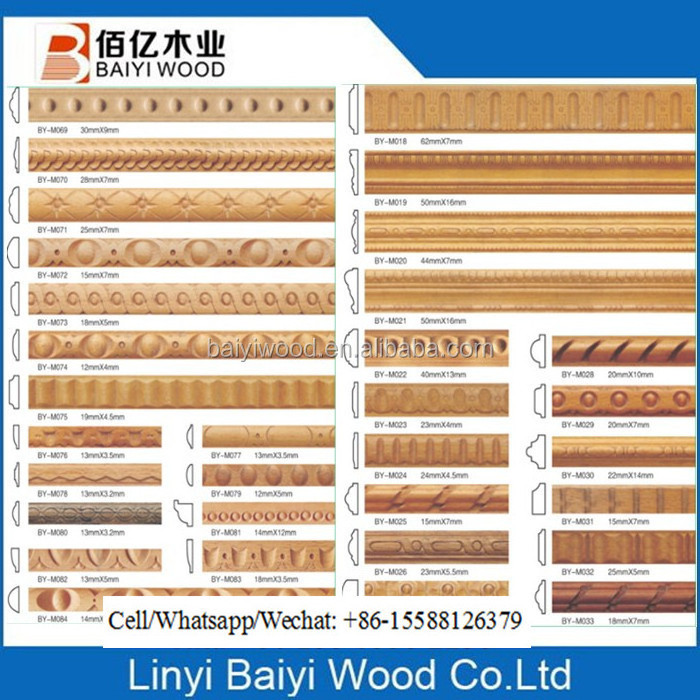 Wood moldings egg and dart Trim molding