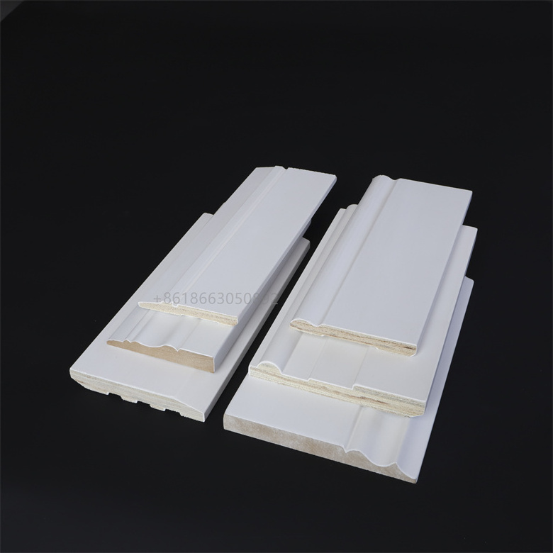 door and frame mdf molding wooden molding Wood Skirting Mdf Moulding wood trim