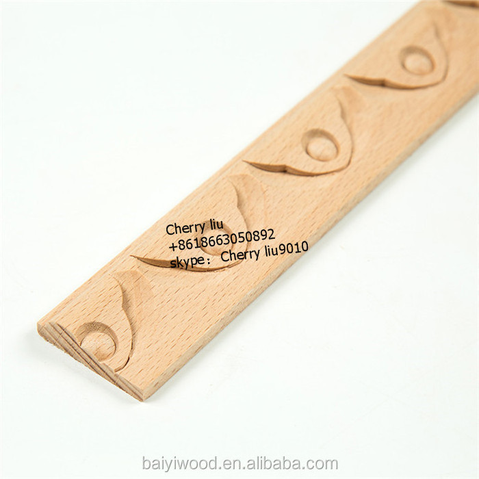 Cnc Carved Interior Wood Furniture Trim Decorative Wood Molding