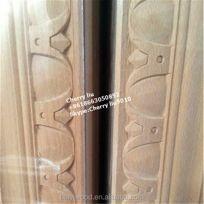 China Manufacture wood carving architrave trim moldings Crown Cornice mouldings