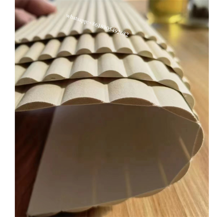 Battened wood  panel   flexible draws  panel FLEX board   roll  wallpaper/wall panels