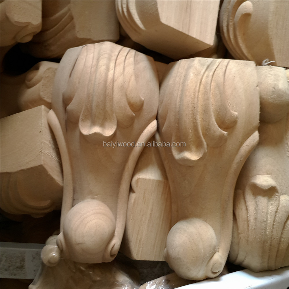 Decorative wooden furniture table leg,cabinet feet,sofa feet