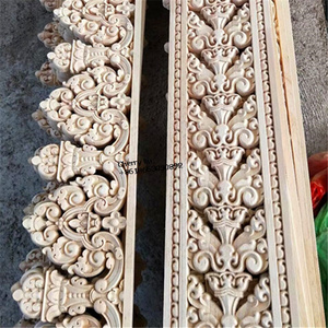 Antique Ornamental door trim molding architrave crown moulding Carved Wood Mouldings