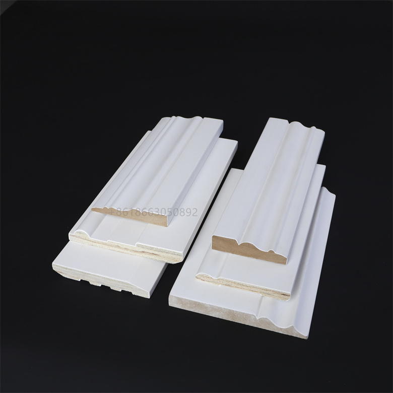 Wooden Panel Door Skirting Moulding mdf molding wood Mouldings And Millwork Antique Wood Trim