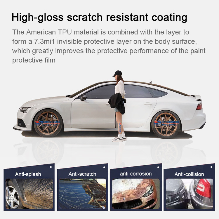 factory New product 1.52*15M 1roll tpu ppf film OEM Transparent gloss matte car Protect Protection Film Lubrizol Substrate