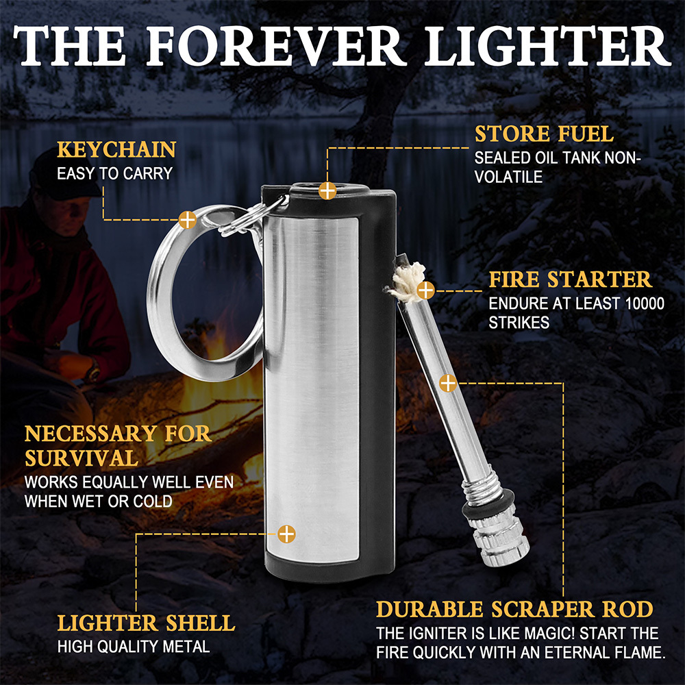 Baiyuheng Factory Direct Low Price Outdoor Metal Novelty Lighter