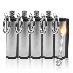 Baiyuheng Factory Direct Good Quality Outdoor Metal Lighted Match Kerosene Lighter