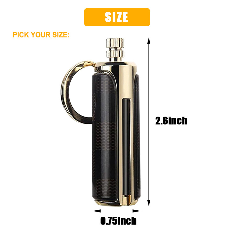 Baiyuheng Permanent Match Forever Never Ending Match Lighter with Keychain Survival Fire Starter for Camping