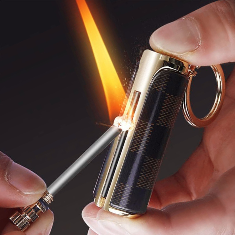 Baiyuheng Permanent Match Forever Never Ending Match Lighter with Keychain Survival Fire Starter for Camping