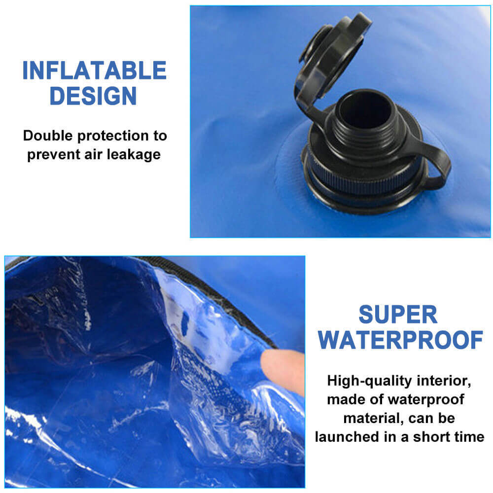 Custom Camping PVC Dry Bag for Outdoor Survival 3L-30L Waterproof Floating Beach Backpack for Swimming and Disaster Relief