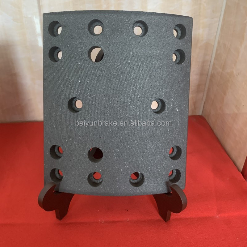 Factory Supply semi trailer parts 6618D truck Brake Lining Good quality accesorios para auto for Venezuela