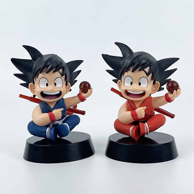 Japan Anime 2 color Dragon balls son Goku super Saiyan Cartoon Model Toy Anime action Figures