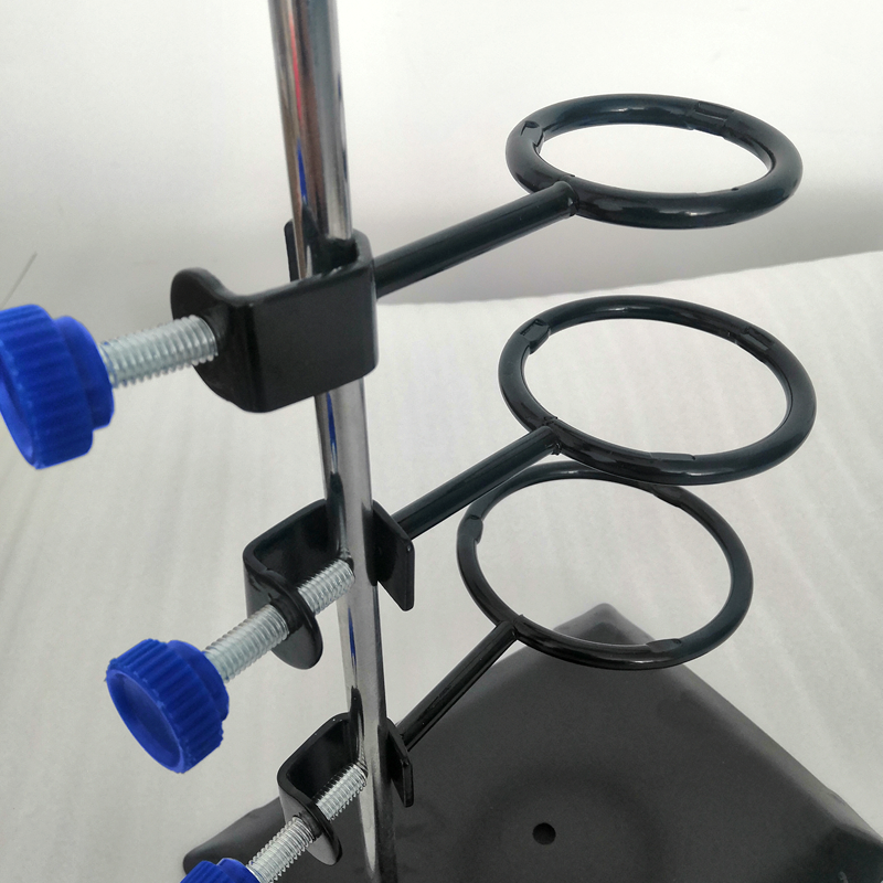 Chemistry Laboratory Stand Retort 3 Retort Ring Rod and Flask Clamp