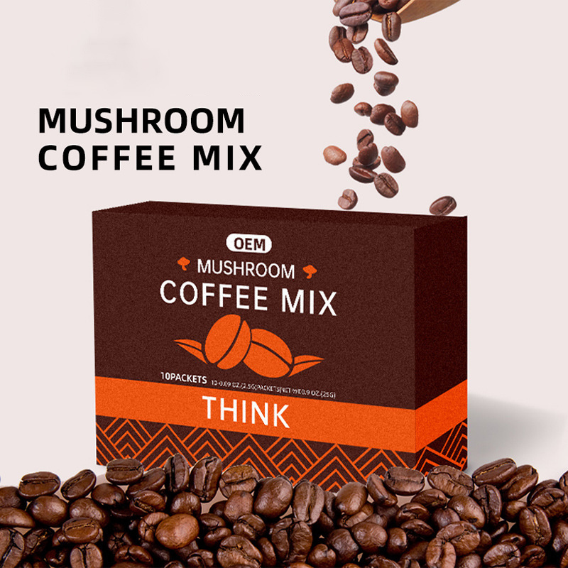 OEM Customized Mushroom Coffee Private Label Improve Digestive Function Coffee