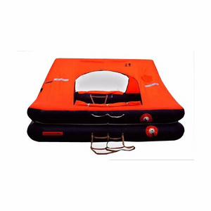 Manufacture SOLAS ISO  4 610 25 person boat lifesaving rescue Self-Inflatable marine offshore ocean Life Raft