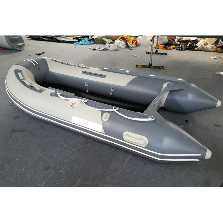 High Quality Factory Manufacturer Outdoor Aluminium Floor Water Fishing Boat PVC Durable Inflatable Boat for Sale