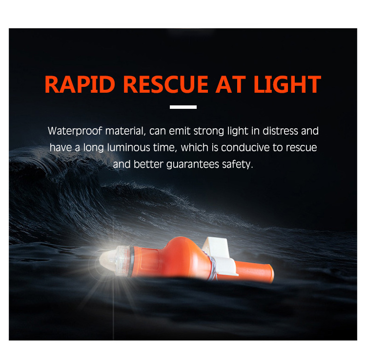 Good Quality Waterproof Life Jacket Light Ocean Emergency Rescue White Color Lighting Nighttime Lifesaving Buoy Light Series