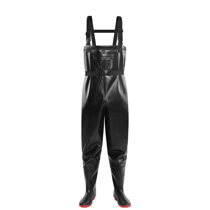 Durable PVC waterproof fishing Chest Wader with Beef Tendon Sole